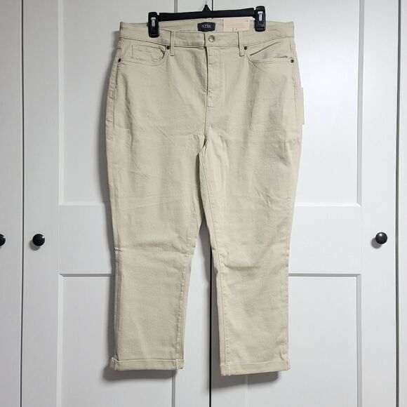 NYDJ chloe skinny Capri jeans with roll cuffs - Picture 6 of 12